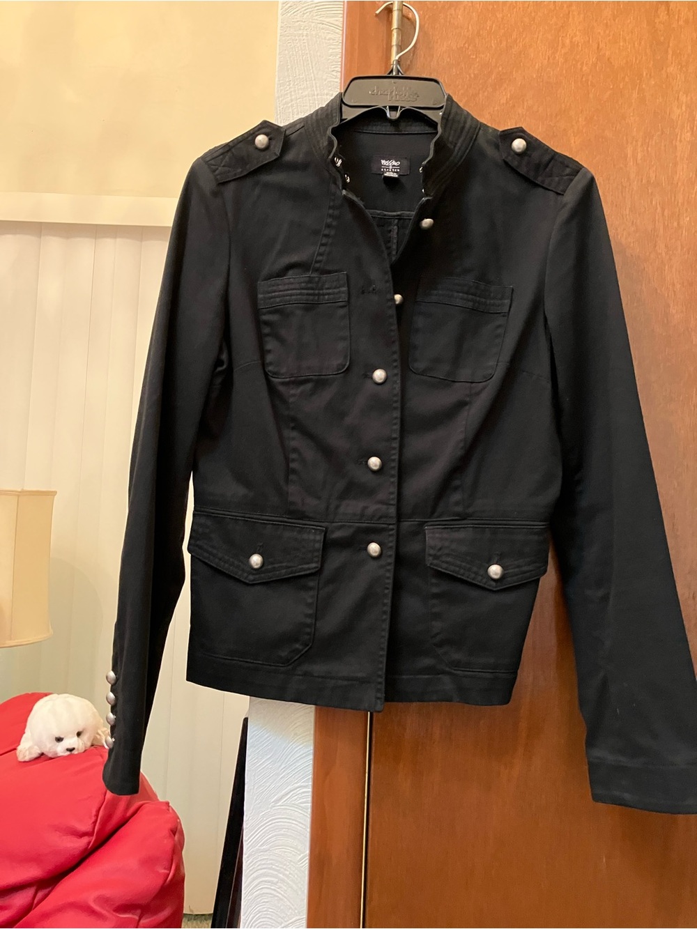 Mossimo Supply Co. Black Military-Style Utility Jacket